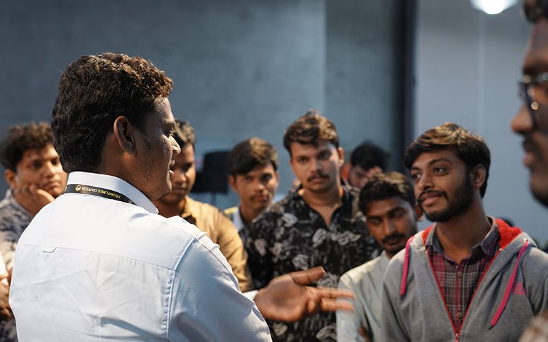 Upendra Sir Interacting with Students at T-Hub, Hyderabad