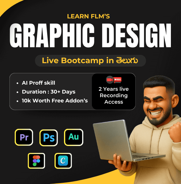 flm ai powered graphic design course in telugu