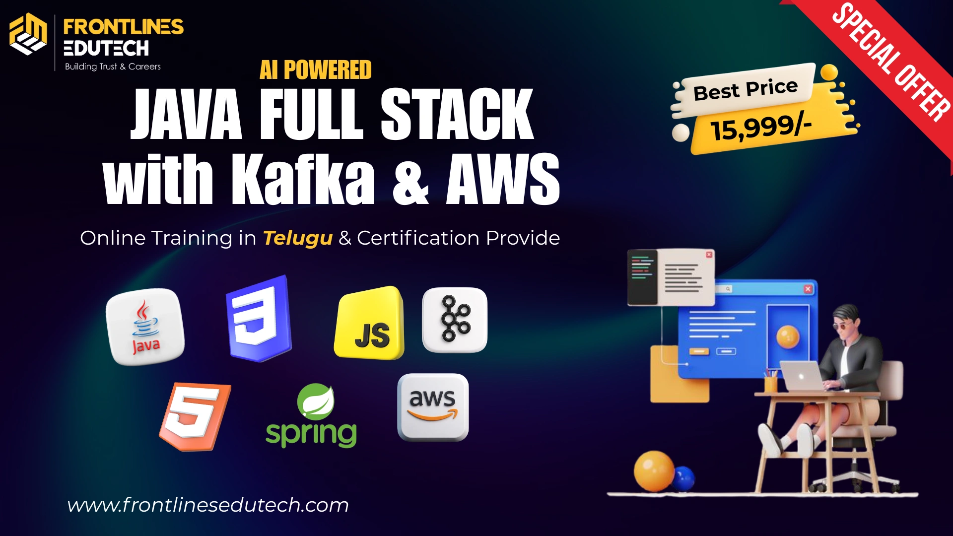 AI Powered Java Full Stack Course in Telugu | With Kafka & AWS