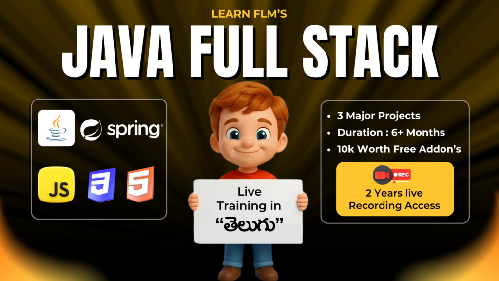 Java Full stack Course in Telugu | FLM | Frontlines Edutech