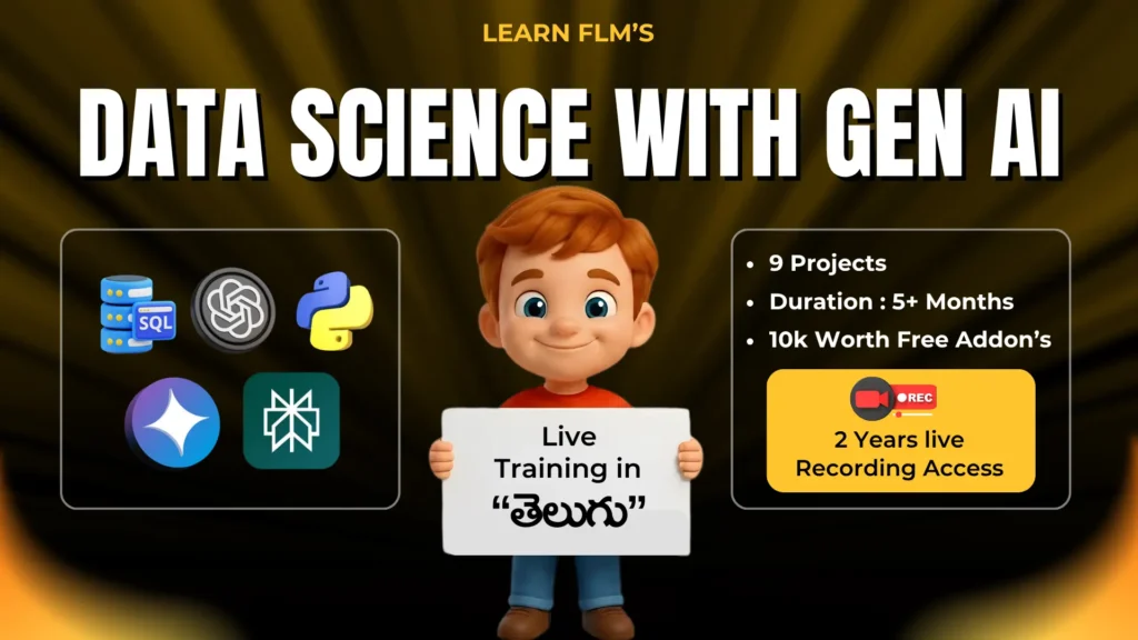 Data Science with Gen AI Course in Telugu | FLM | Frontlines Edutech