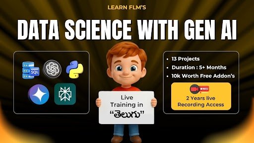 Data Science with Gen AI Course in Telugu | FLM | Frontlines Edutech