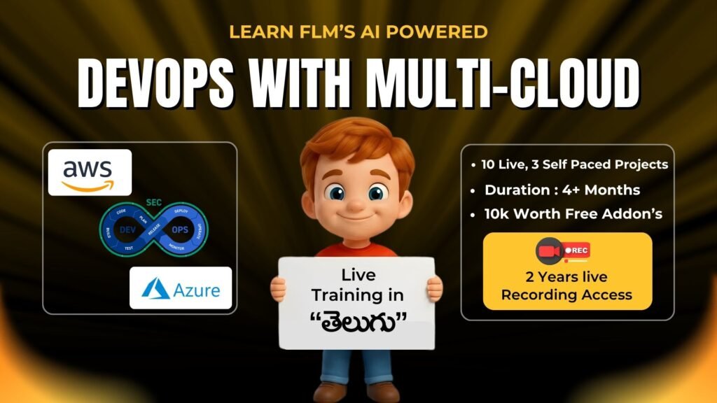Devops with Multi cloud course in telugu | FLM | Frontlines edutech