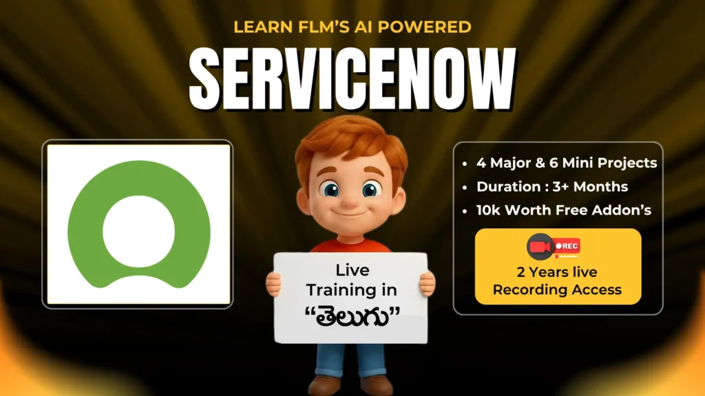 Servicew Now Course Page